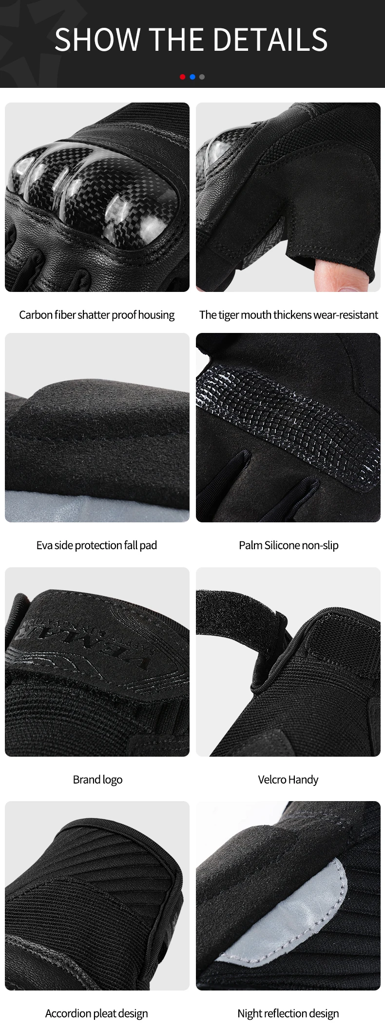 Summer Retro Half Finger Motorcycle Gloves Men Breathable Leather Fingerless Gloves Motocross Cycling Luvas Moto Guantes