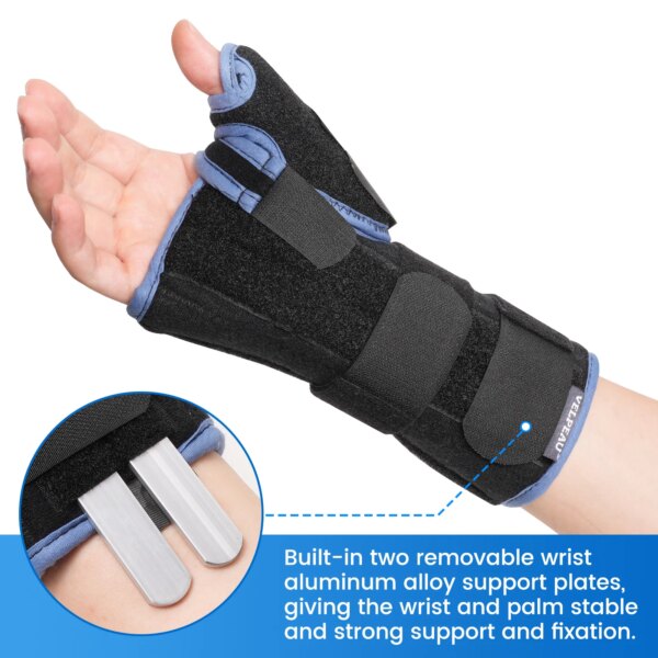 VELPEAU Wrist Splint Medical for Carpal Tunnel Pain, Tendonitis and Arthritis, Wrist Brace with Adjustable Thumb Support - Image 3