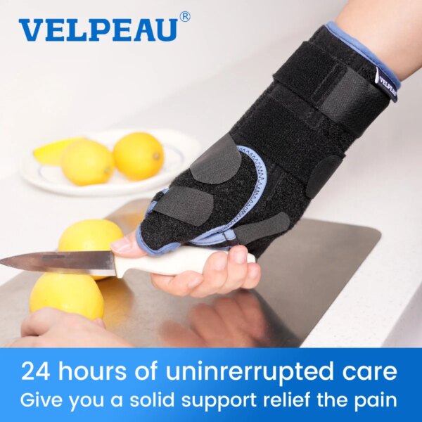 VELPEAU Wrist Splint Medical for Carpal Tunnel Pain, Tendonitis and Arthritis, Wrist Brace with Adjustable Thumb Support - Image 5