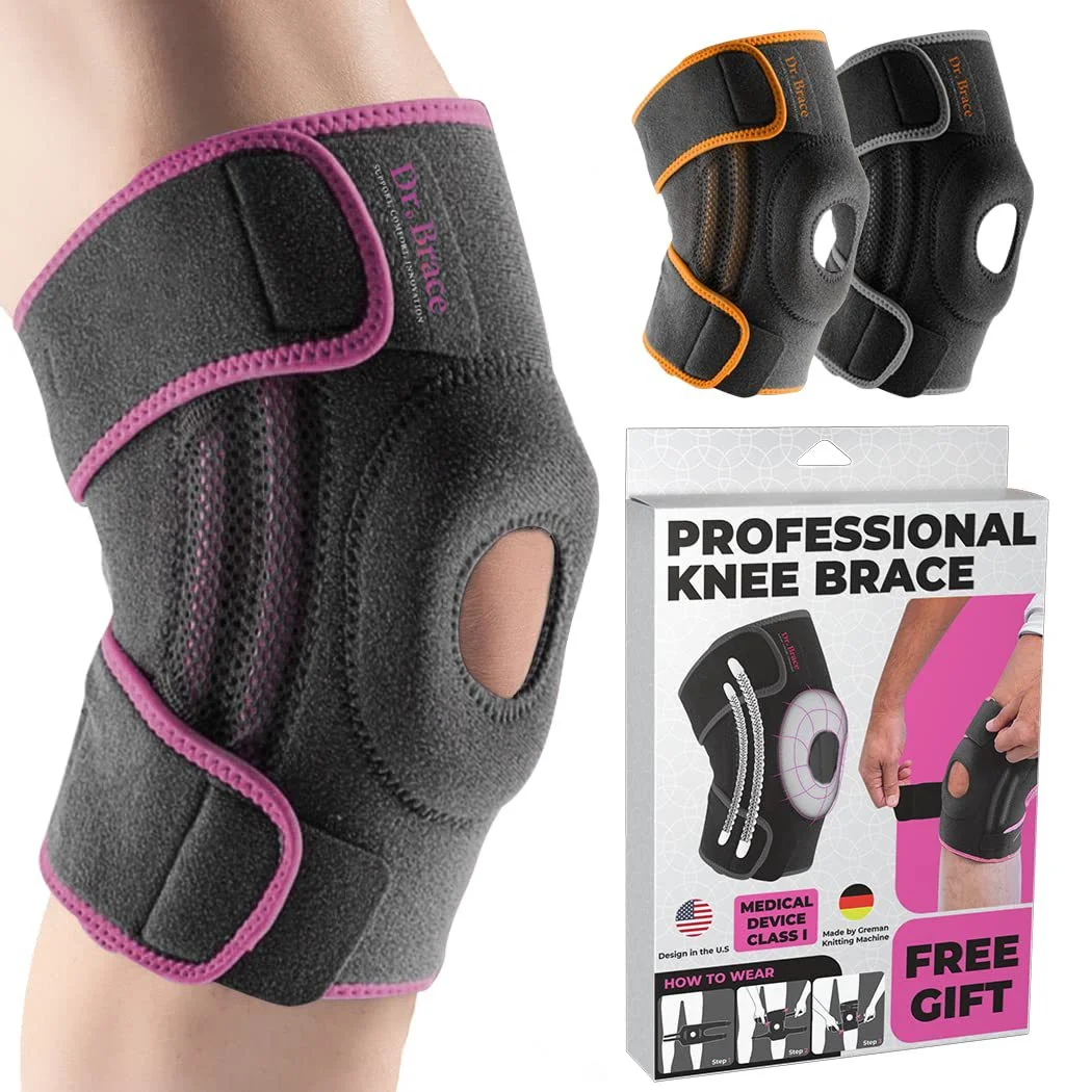 1pcs knee brace, hiking, outdoor running, cycling, men's and women's non slip spring support knee joint protection equipment
