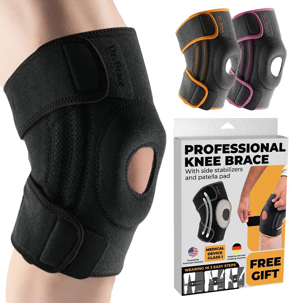 1pcs knee brace, hiking, outdoor running, cycling, men's and women's non slip spring support knee joint protection equipment