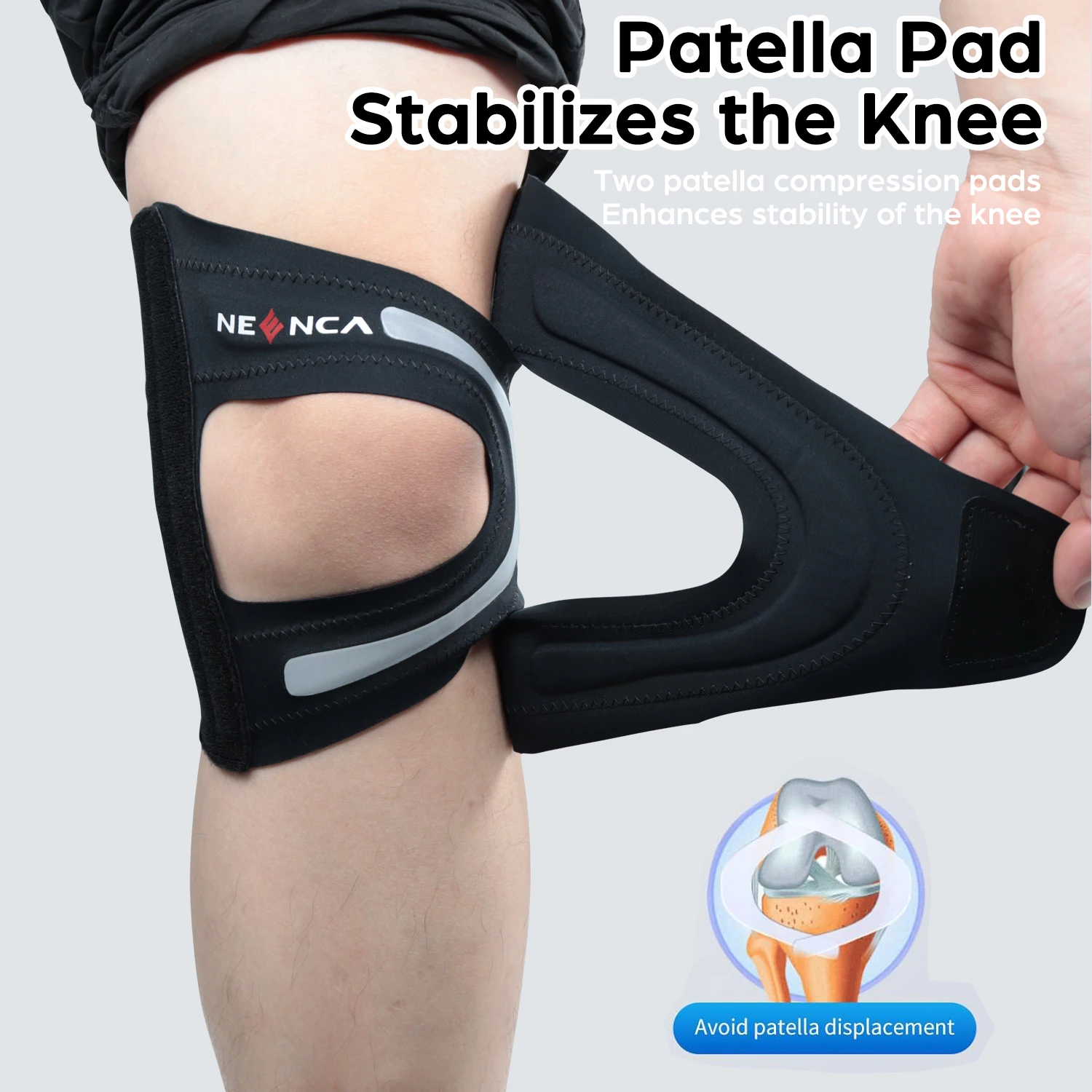 NEENCA Knee Brace for Women & Men Relief Recovery Meniscus Tear Arthritis Pain ACL MCL Knee with Side Stabilizers Knee Supportp