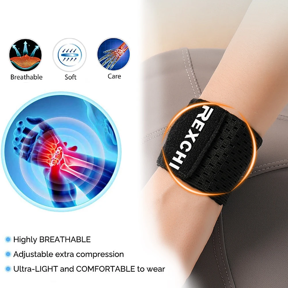 TIKE 1 PC Wrist Compression Strap Wrist Brace Band Wrist Support for Fitness, Weight Lifting, Tendonitis,Carpal Tunnel Arthritis