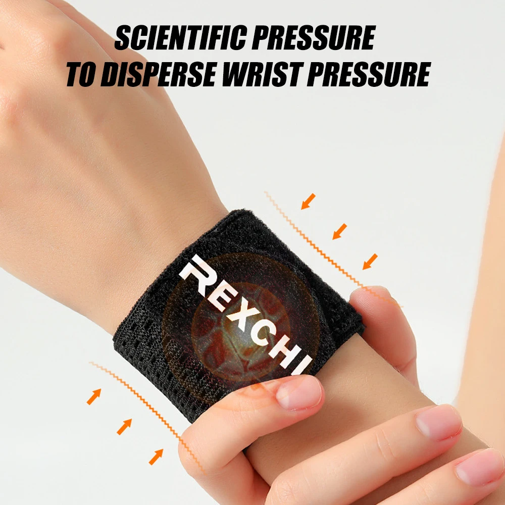 TIKE 1 PC Wrist Compression Strap Wrist Brace Band Wrist Support for Fitness, Weight Lifting, Tendonitis,Carpal Tunnel Arthritis