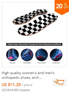 Flat Feet Template Arch Support Orthopedic Insoles,Men Women Plantar Fasciitis Heel Pain Orthotics Insoles Sneakers Shoe Inserts