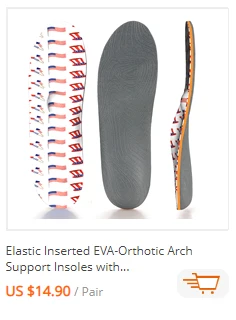 Flat Feet Template Arch Support Orthopedic Insoles,Men Women Plantar Fasciitis Heel Pain Orthotics Insoles Sneakers Shoe Inserts