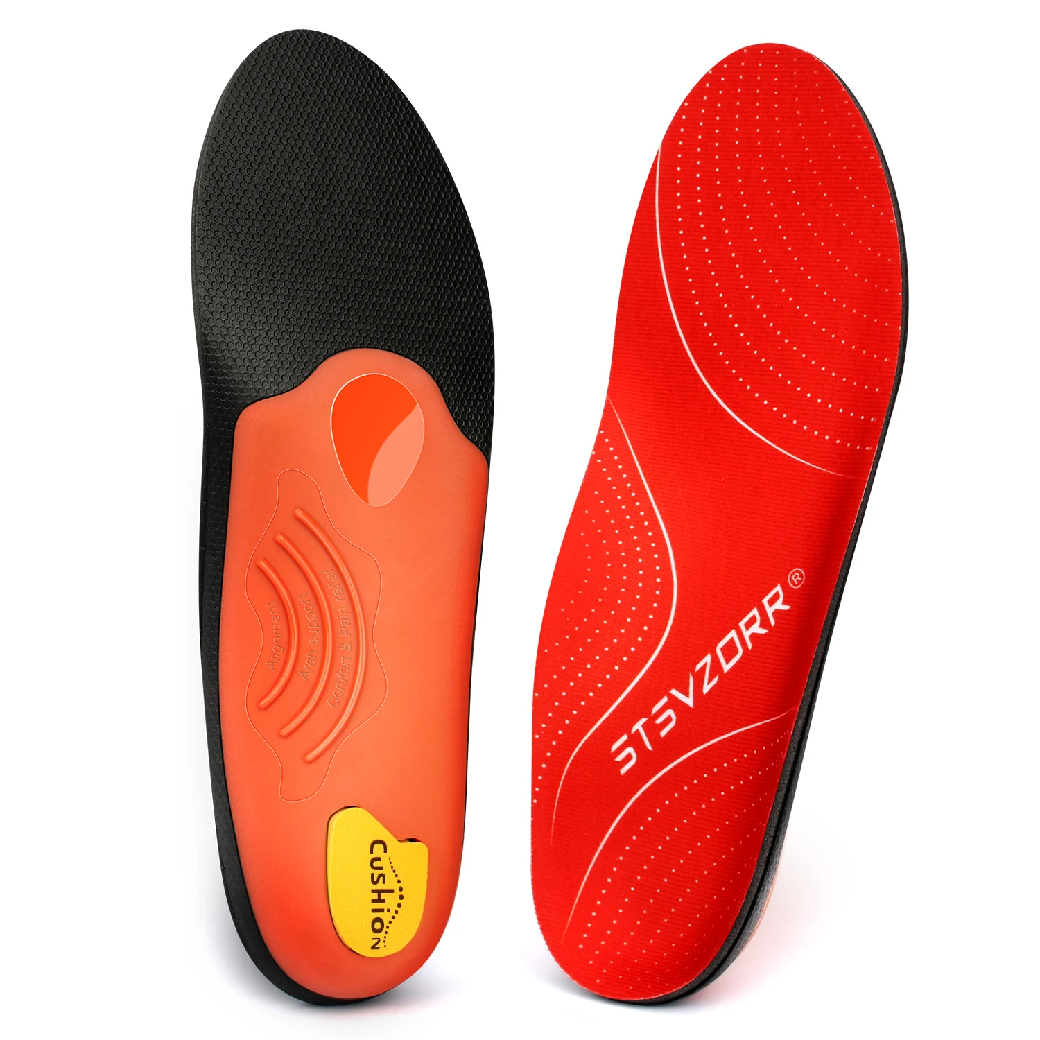 Flat Feet Template Arch Support Orthopedic Insoles,Men Women Plantar Fasciitis Heel Pain Orthotics Insoles Sneakers Shoe Inserts