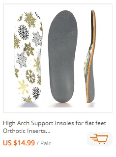 Flat Feet Template Arch Support Orthopedic Insoles,Men Women Plantar Fasciitis Heel Pain Orthotics Insoles Sneakers Shoe Inserts