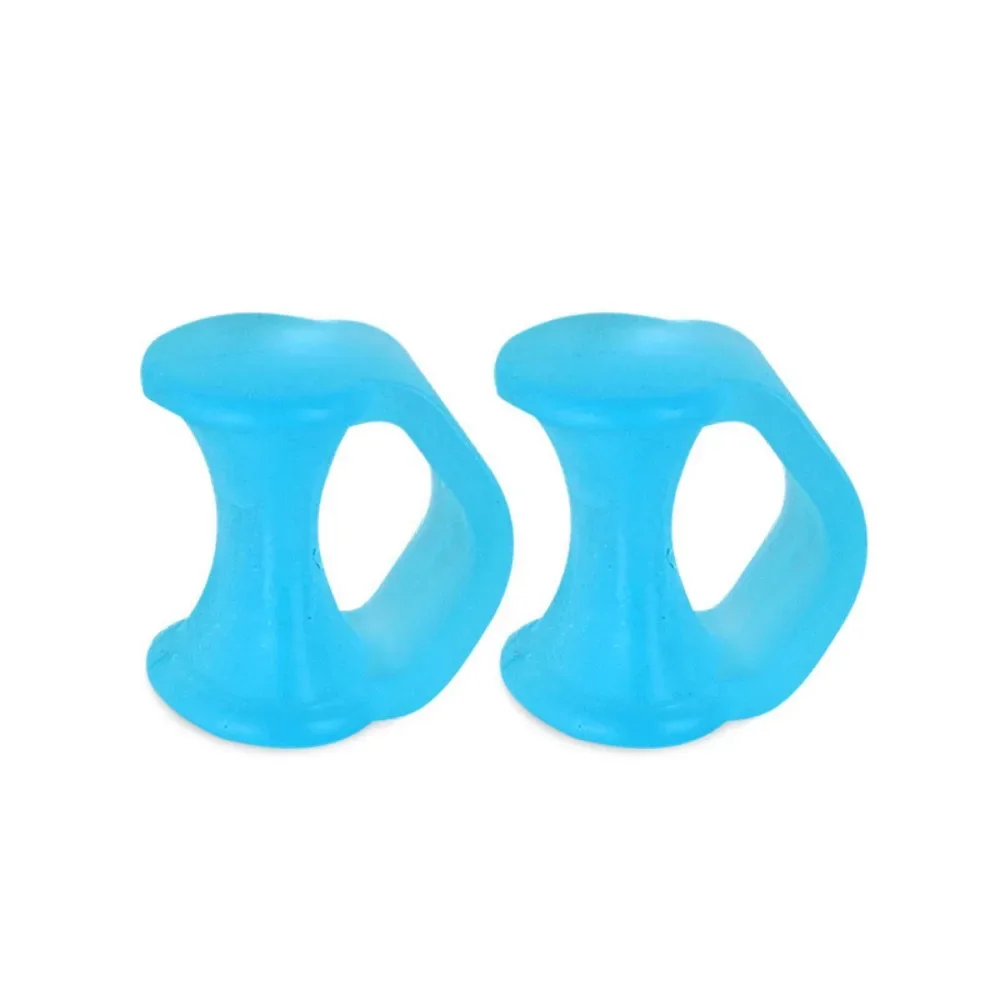 2pcs Silicone Toe Separator Finger Feet Care Protector Gel Toe Orthopedic Bunion Hallux Valgus Corrector Pedicure Spacer Yoga