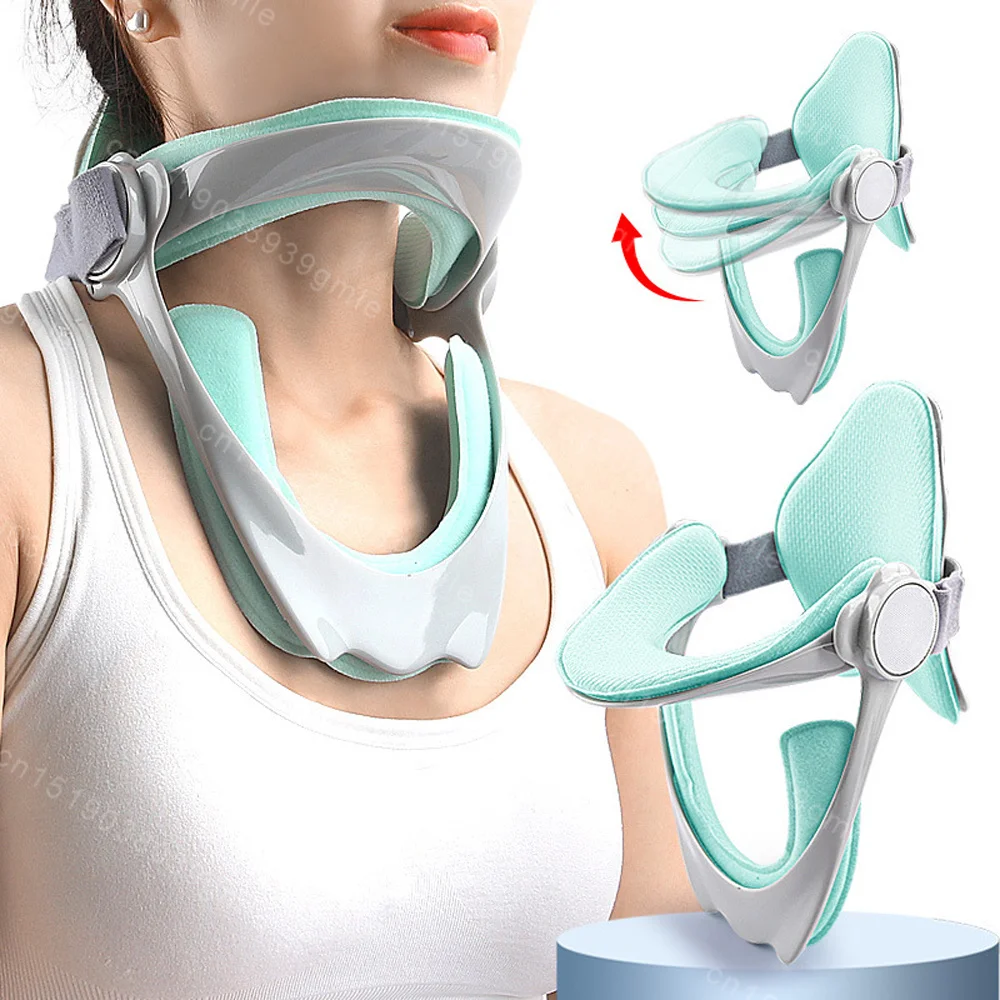 Neck Support Cervical Brace Adjustable Orthopedic Cervical Traction Device Collar Relief Spine Pressure Neck Support Breathable