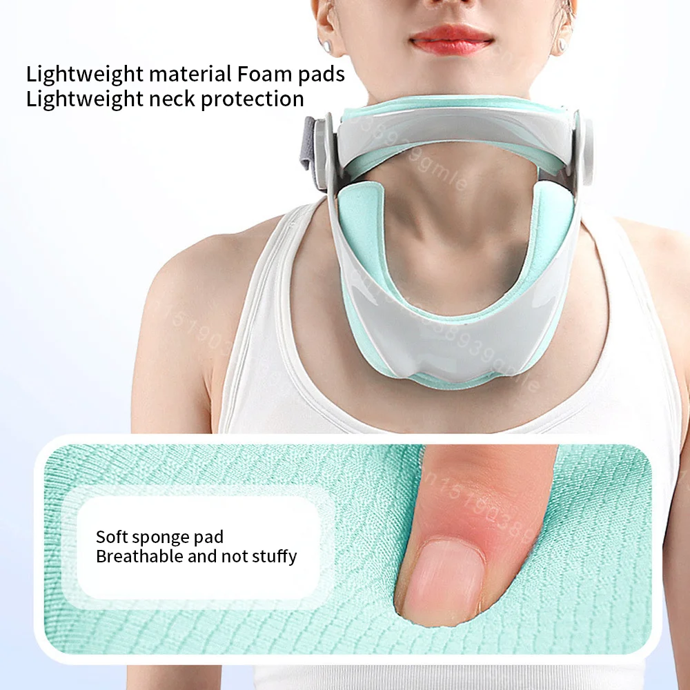 Neck Support Cervical Brace Adjustable Orthopedic Cervical Traction Device Collar Relief Spine Pressure Neck Support Breathable