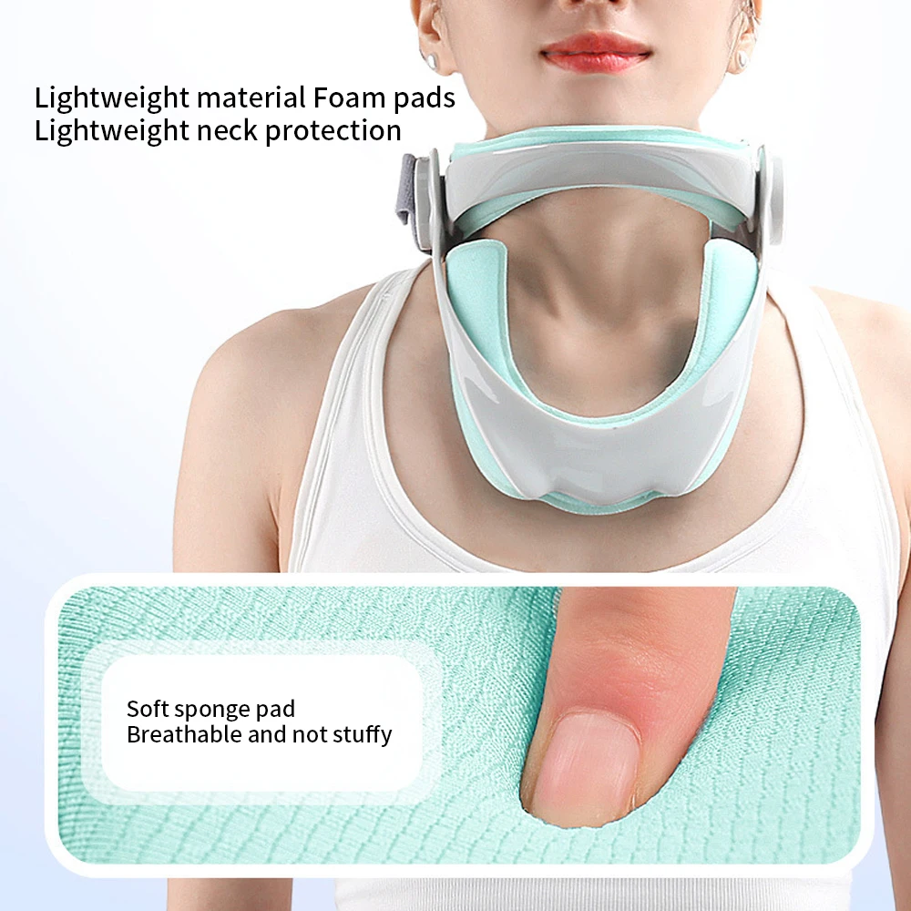 Neck Support Cervical Brace Adjustable Orthopedic Cervical Traction Device Collar Relief Spine Pressure Neck Support Breathable
