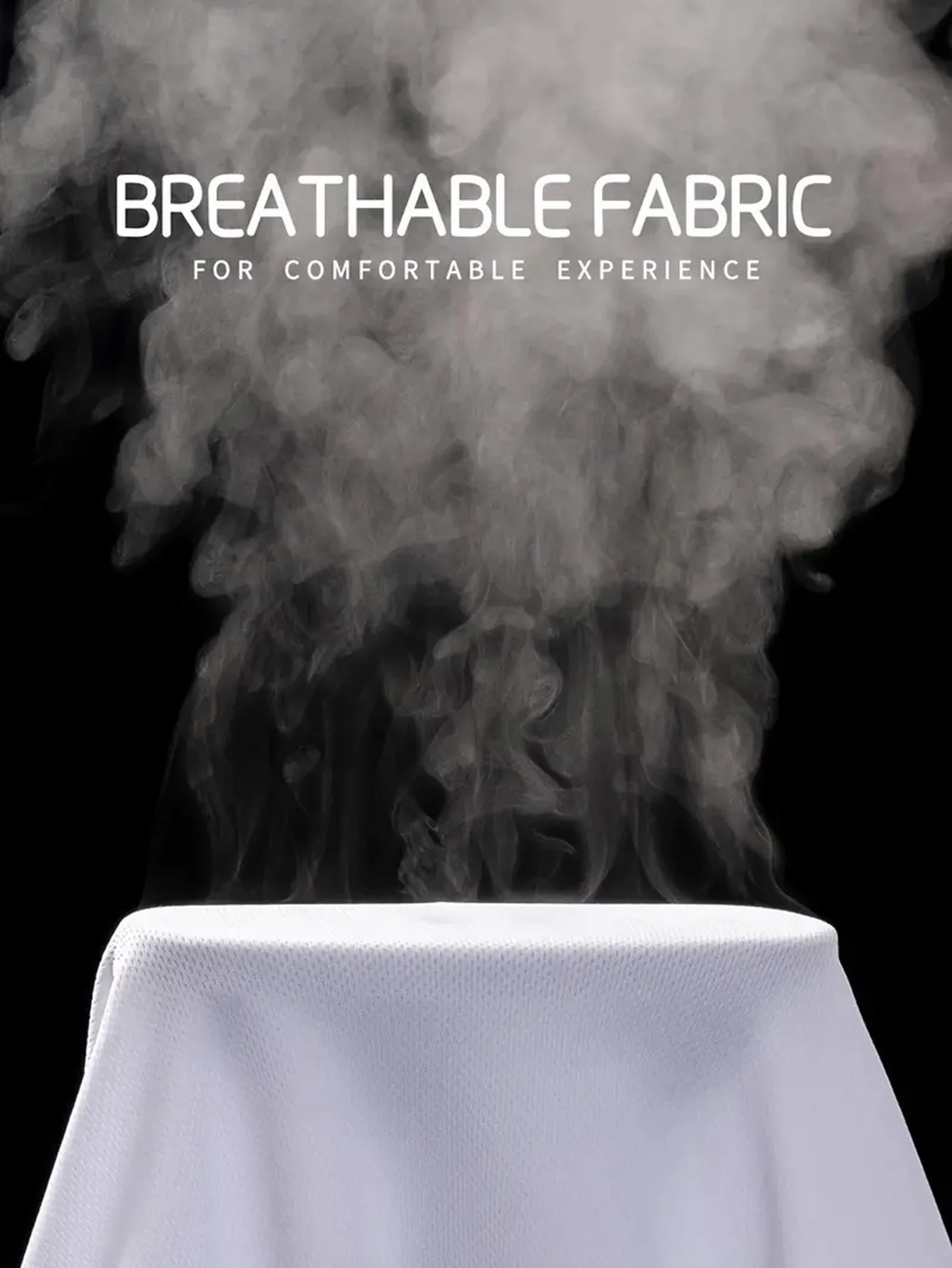 Round Neck T-Shirt 7-Piece White Ultra-Light Men's Quick-Drying Breathable Sweat-Absorbent Shirt Suitable for Fitness Gym and Ru