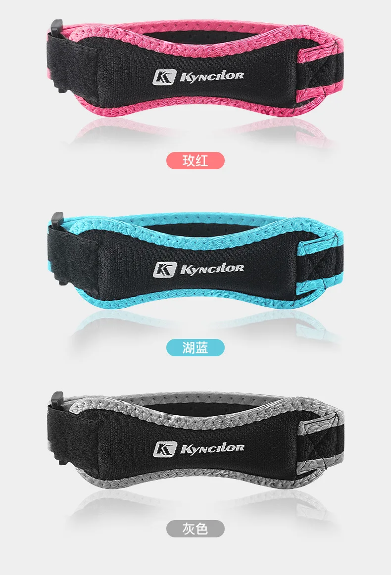 1PC Patella Kneecap Band Adjustable Silica Gel Knee Tendon Strap Protector Knee Pad Running Sports Cycling Gym Knee Support