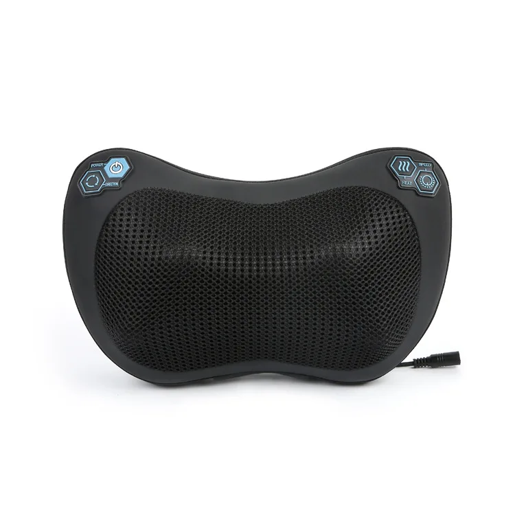 Neck massager kneading massage hot compress back and waist in-vehicle home small Cervical spine massage pillow