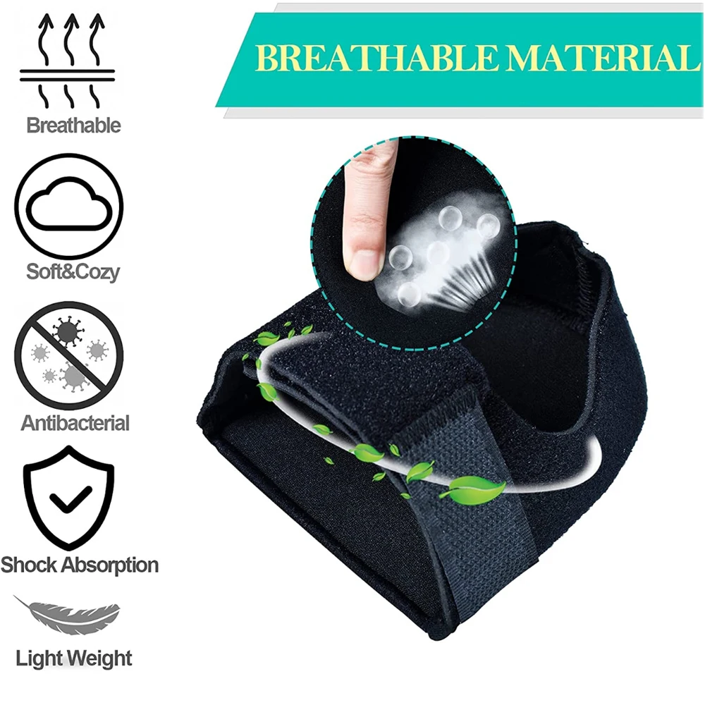 Plantar Fasciitis Heel Spur Foot Support With U-Shaped Silicone Gel Heel Cups for Heel Pain Relief Insoles for Man Woman Walking