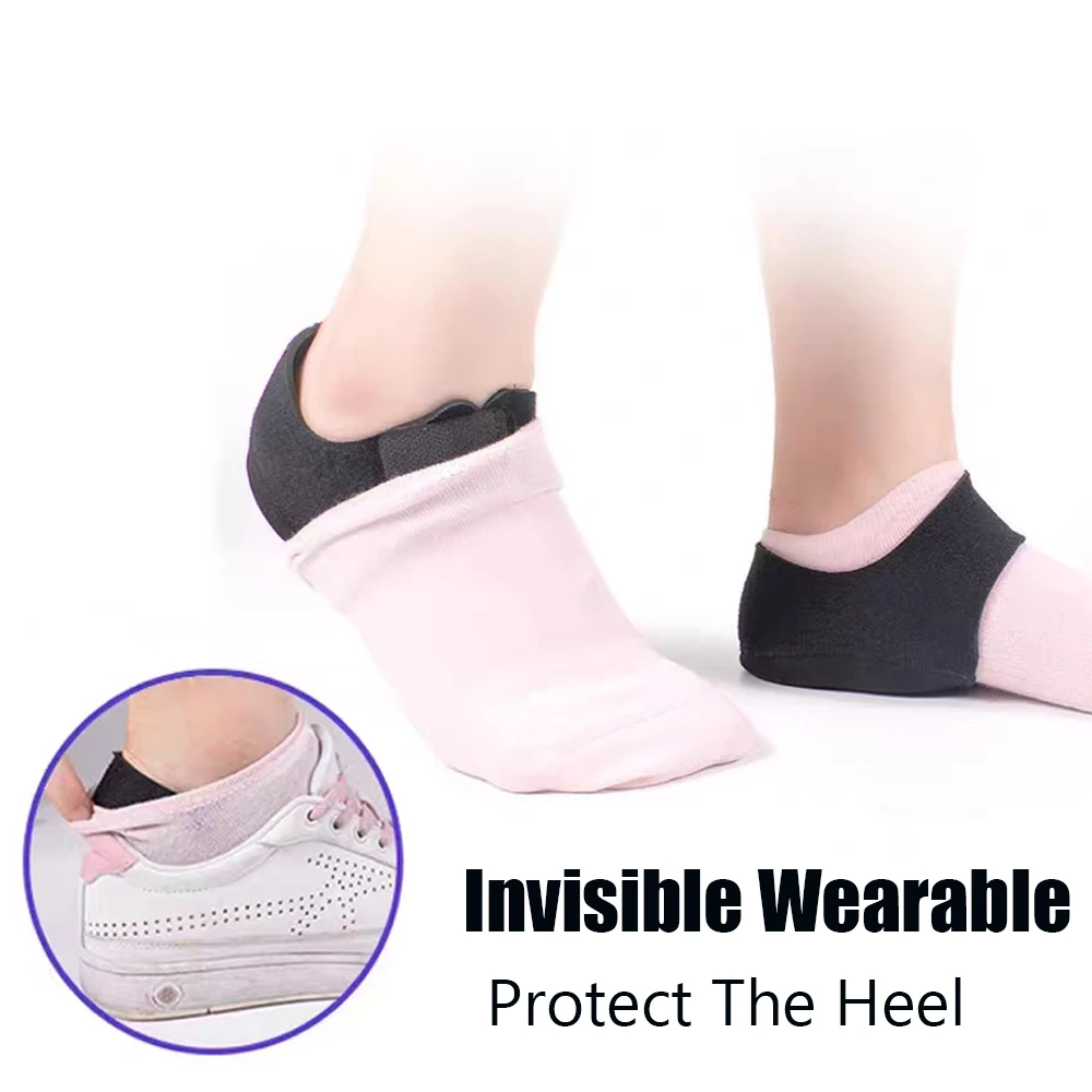 Plantar Fasciitis Heel Spur Foot Support With U-Shaped Silicone Gel Heel Cups for Heel Pain Relief Insoles for Man Woman Walking