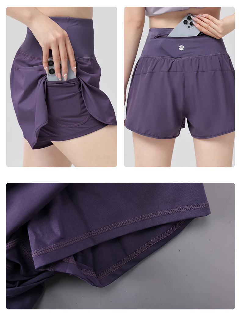 DRUR 2pcs Yoga Set Women Summer Sports Suit 2 Piece Sportswear Outfits Female Short Sleeve Fitness Tops Running Shorts Sets New