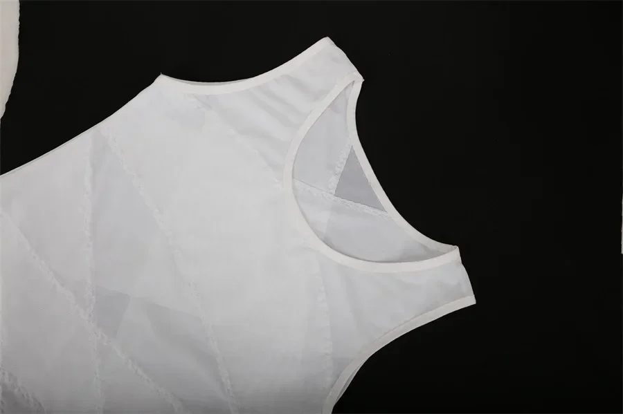 Men Fitness Clothes Compression Sports Vest Tight Base Layer Sleeveless Shirt Mesh Tops Singlet Sweatshirt Sportswear Activewear