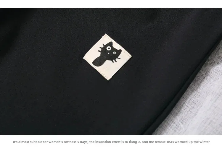 High Waist Thin Summer Maternity Pants Nine Points Base Layer Small Footed Pants Pregnancy Outerwear Cat Pattern Maternity Trous