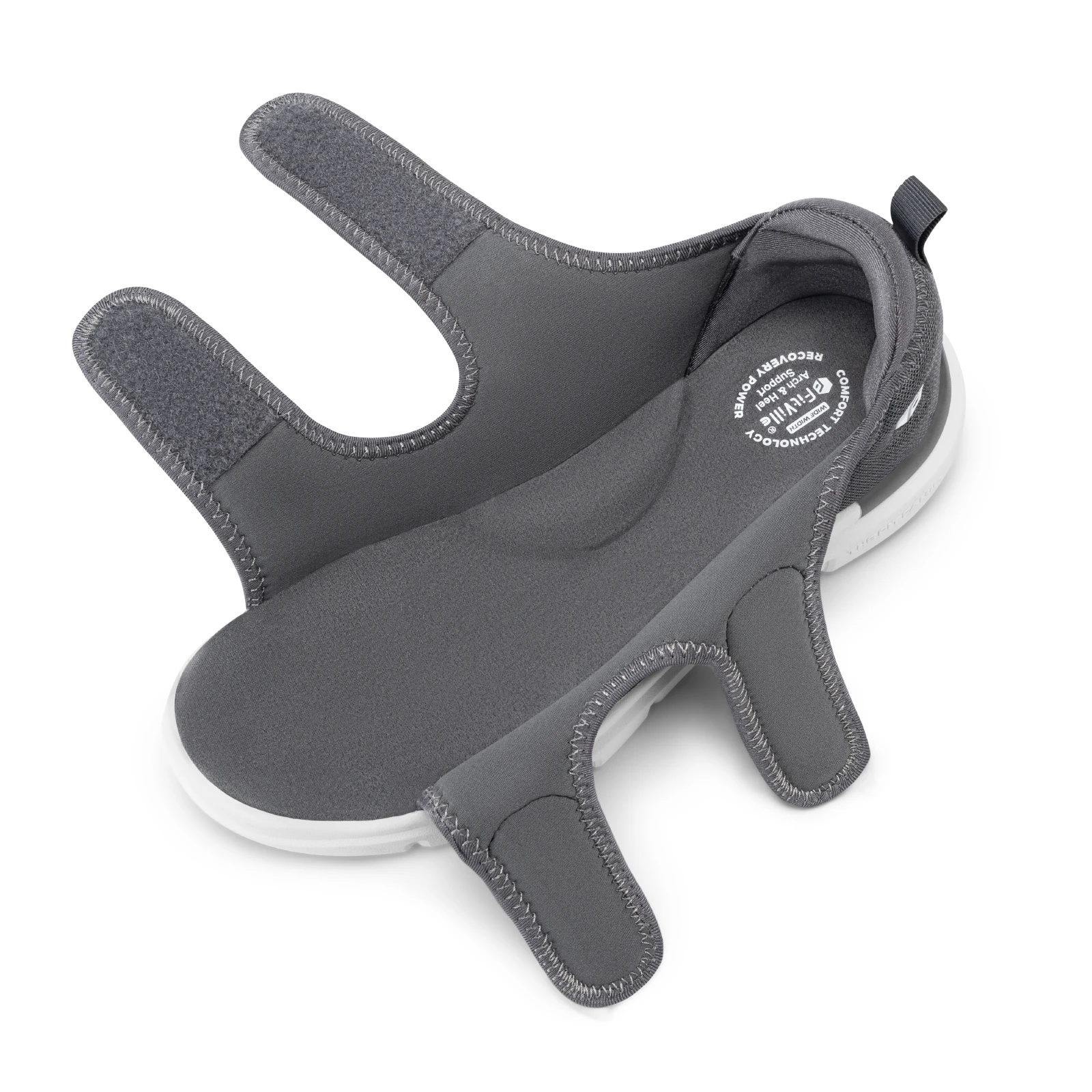 FitVille Men'S Sandals Summer Flat Shoes Widened Elderly Casual Shoe Breathable Lightweight For Plantar Fasciitis Pain Relief