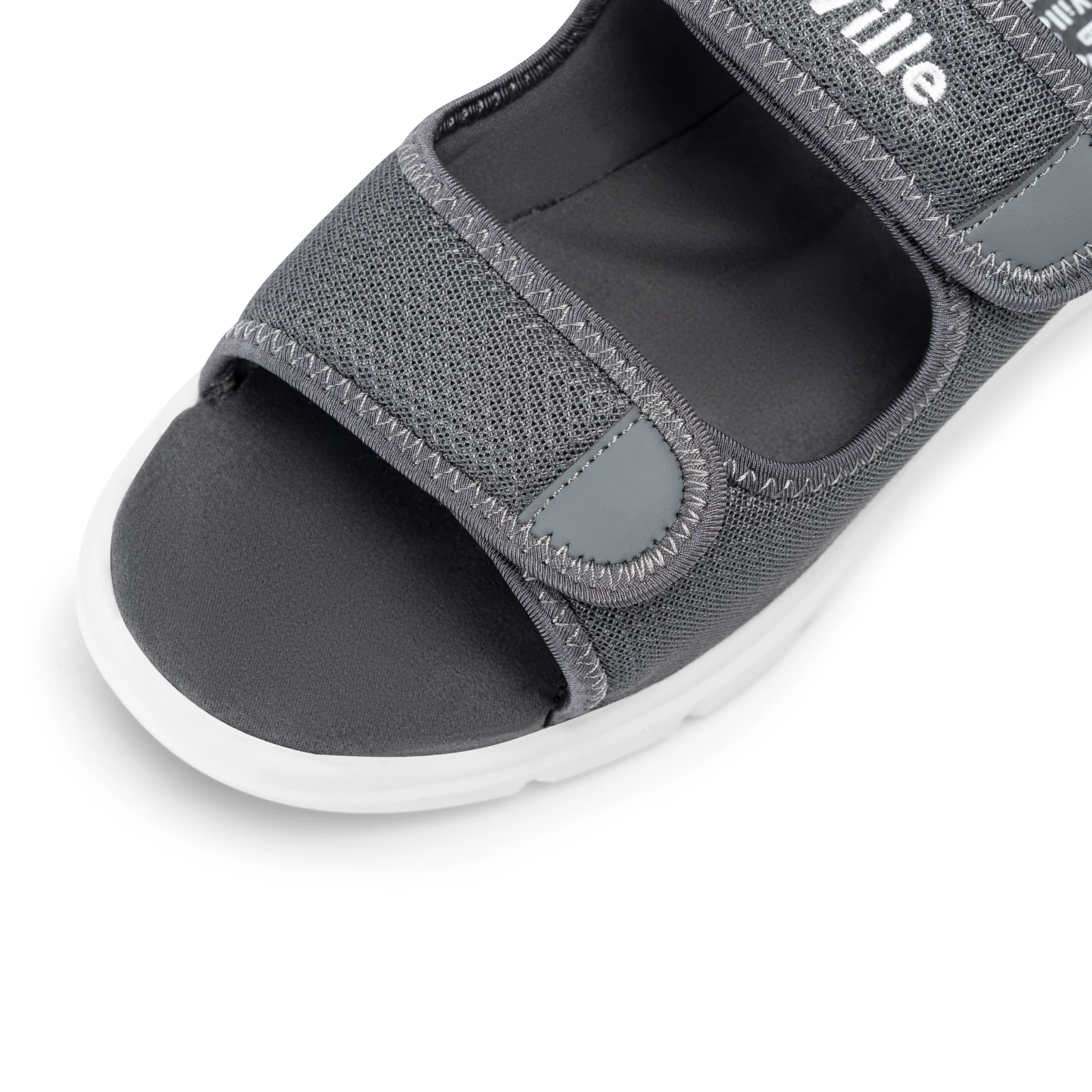 FitVille Men'S Sandals Summer Flat Shoes Widened Elderly Casual Shoe Breathable Lightweight For Plantar Fasciitis Pain Relief