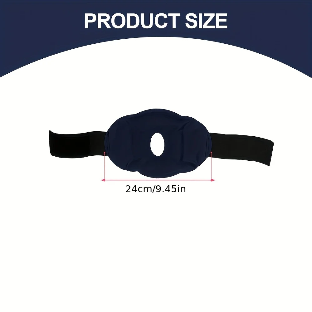 Rodillera de gel de nailon reutilizable para terapia fría/caliente, alivia el molestio y ayuda a la relajación del pie