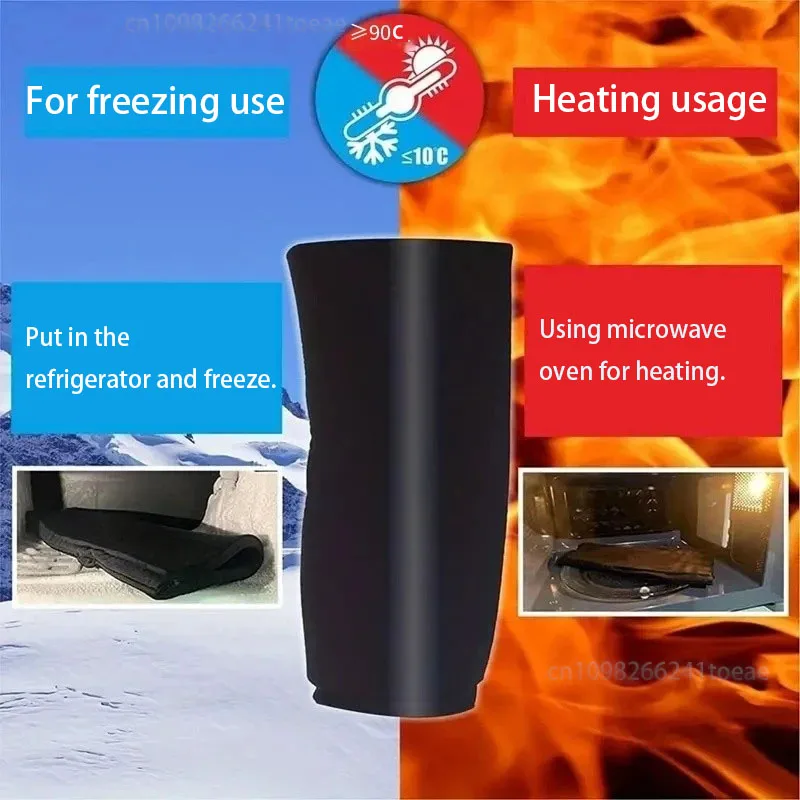 Paquetes de hielo ajustables para rodillas y codos: paquetes de terapia de frío y calor reutilizables, adecuados tanto para aplicaciones de hielo como aplicación de calor