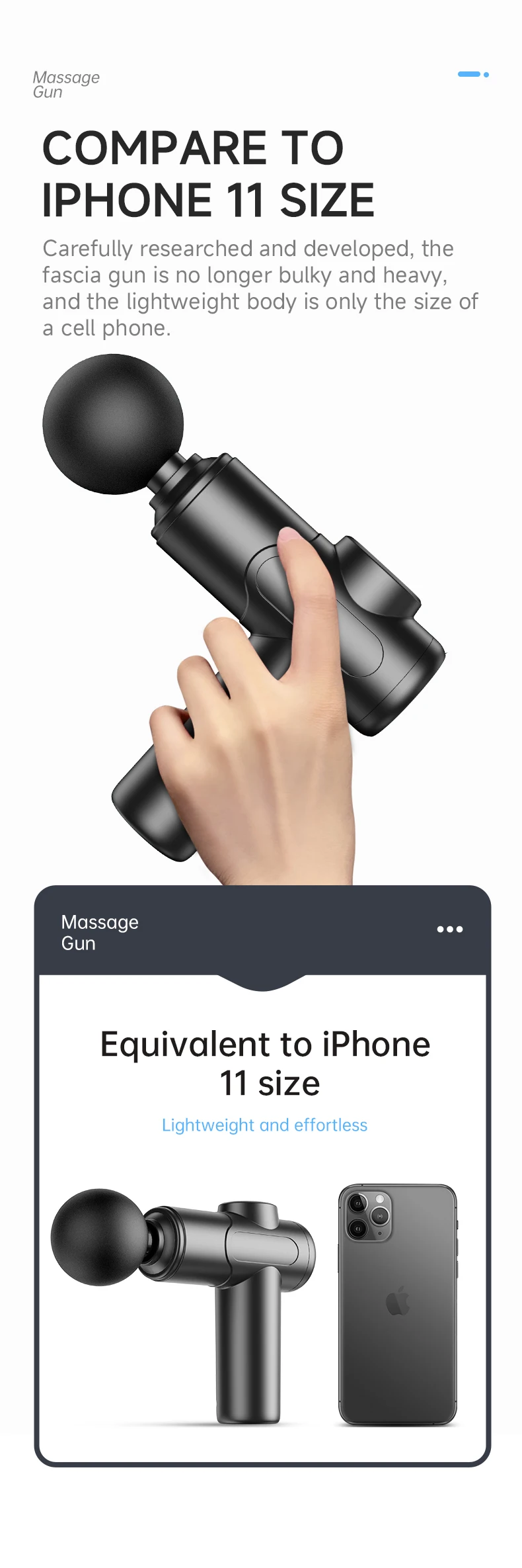 Nueva Pistola de Masaje Fascial 2026, Alivia Profundamente el Dolor Muscular, Equipo de Fitness y Relajación, Pantalla Táctil LED, 6 Cabezales de Masaje, Regalos