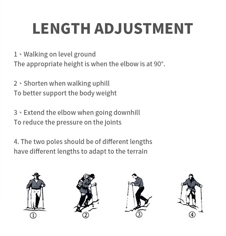 Naturehike bastones de Trekking ultraligeros plegables 1 Uds bastón para caminar portátil de aluminio bastón telescópico para senderismo bastón para acampar