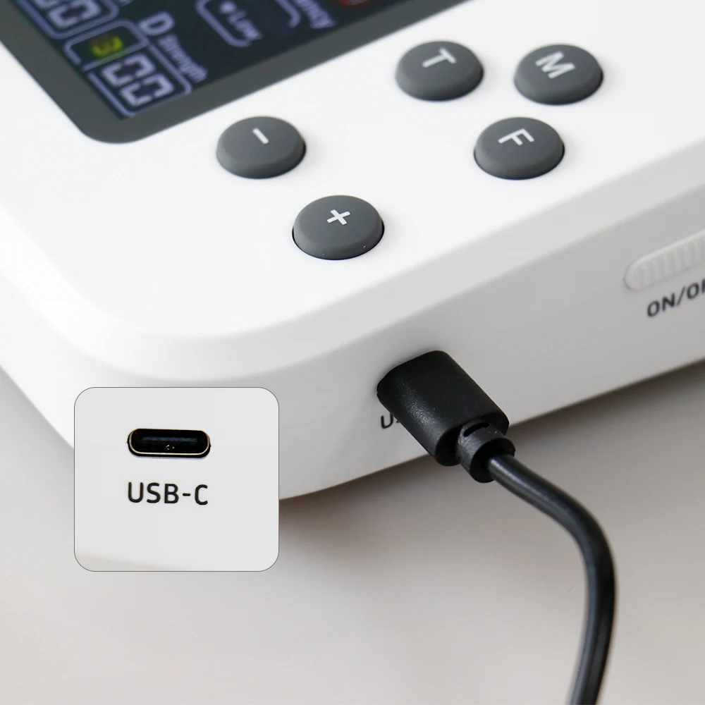 Estimulador muscular eléctrico EMS, unidad Tens, electroestimulador, masajeador de fisioterapia de pulso, dispositivo de relajación para el cuidado de la salud recargable