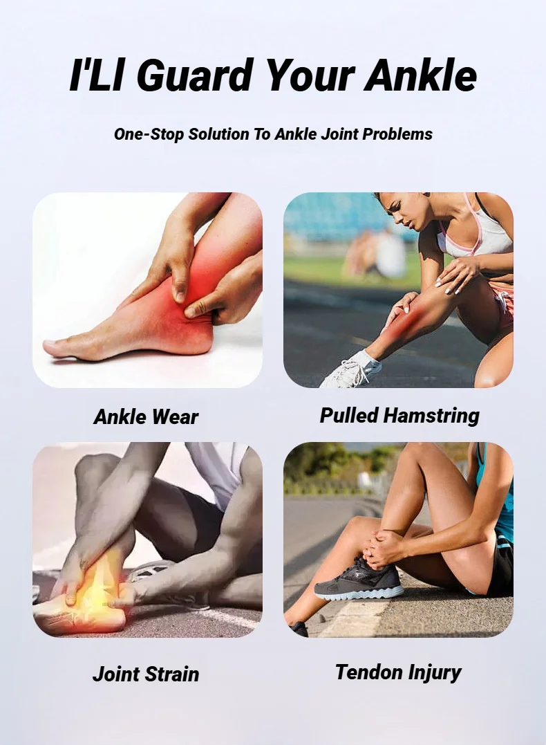 Tobillera ultrafina Absorción de impactos Comodidad para la salud ​ ​ Protectores ajustables de prevención de fitness deportivo, desgaste de tensión