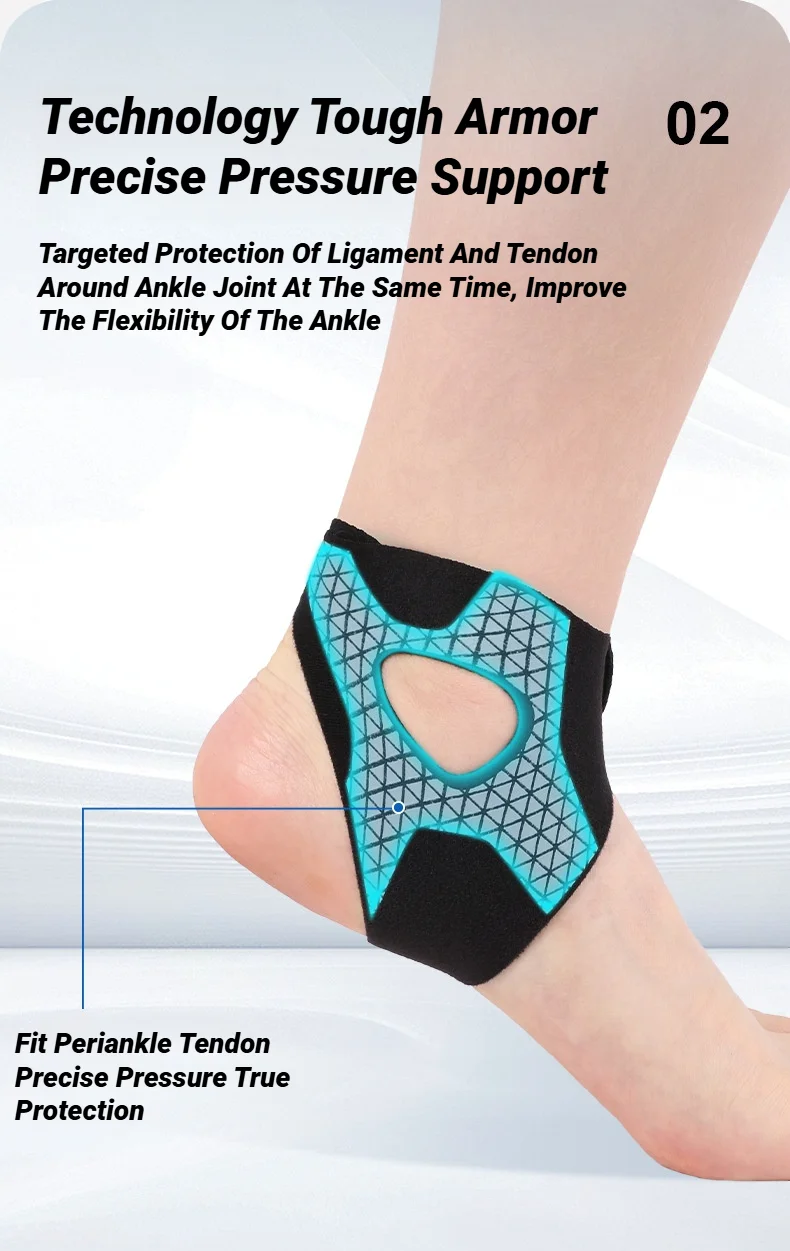 Tobillera ultrafina Absorción de impactos Comodidad para la salud ​ ​ Protectores ajustables de prevención de fitness deportivo, desgaste de tensión